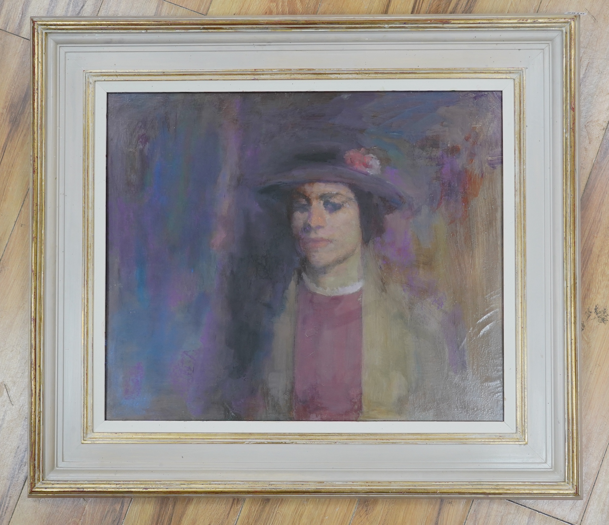 Alex C. Koolman (1907-1998), oil on canvas, Portrait of a lady, 49 x 62cm